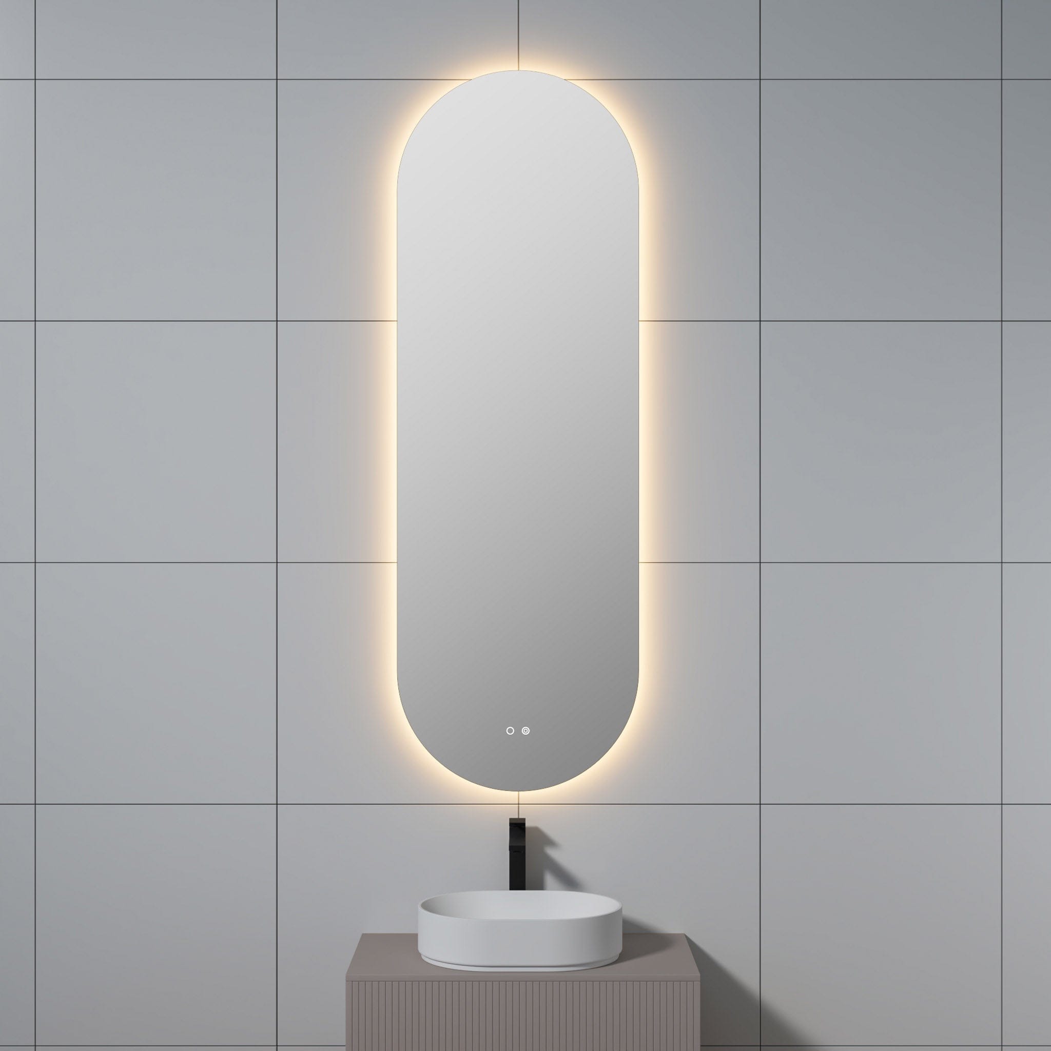 Modern Mirrors Cassiopeia Pill Illuminated Vanity Mirror