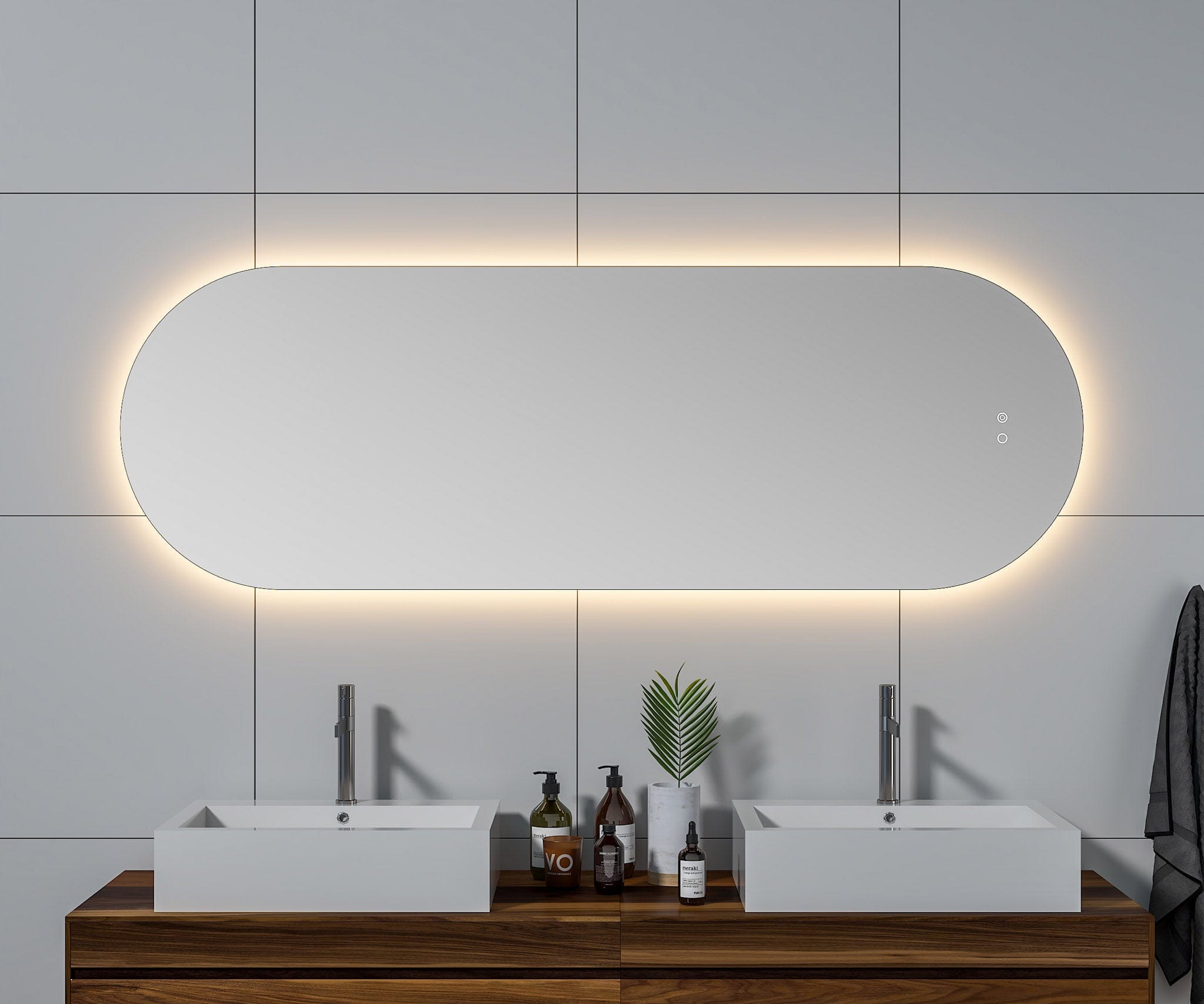 Modern Mirrors Cassiopeia Pill Illuminated Vanity Mirror