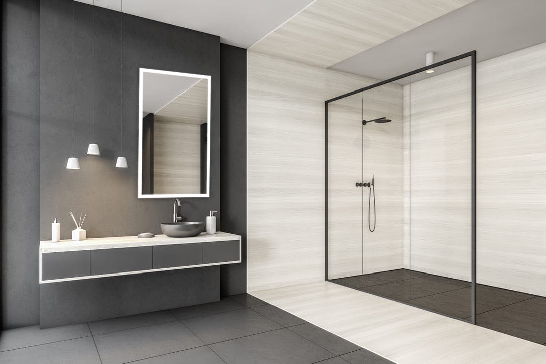 Modern Mirrors Linea Lighted Bathroom Vanity Mirror