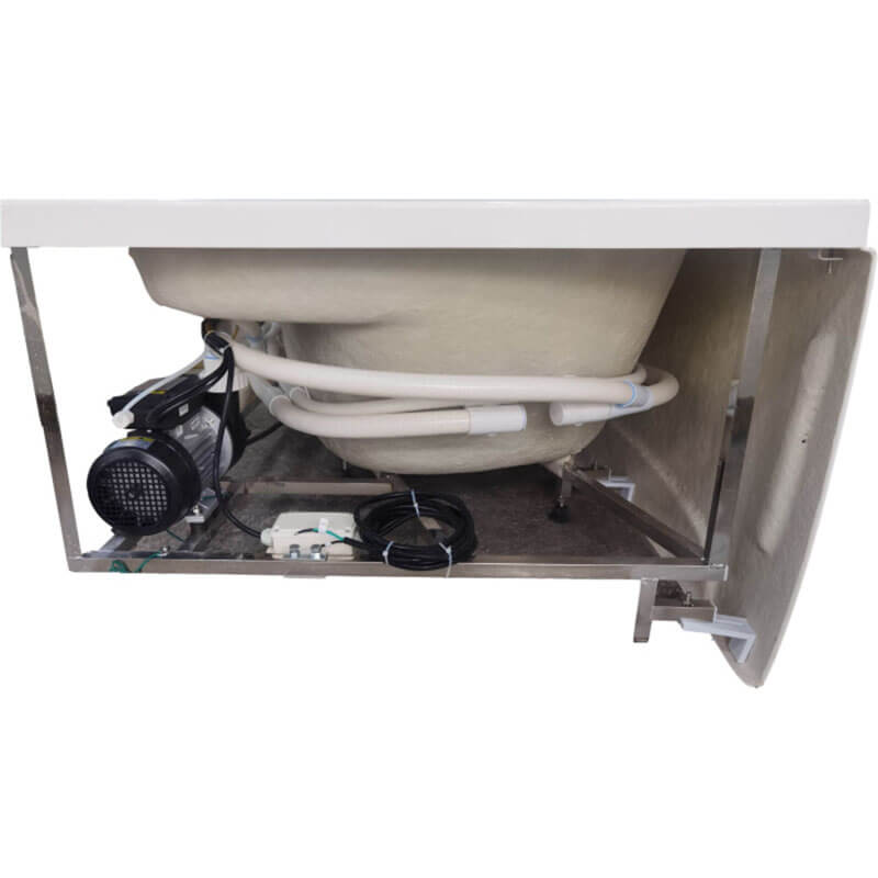 EAGO AM161-R 59 Single Person Corner White Acrylic Whirlpool Bathtub Electrical Wiring