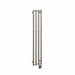 ICO Bath Tuzio Rosendal 10.5 X 59 Towel Warmer Brushed Nickel Corner View