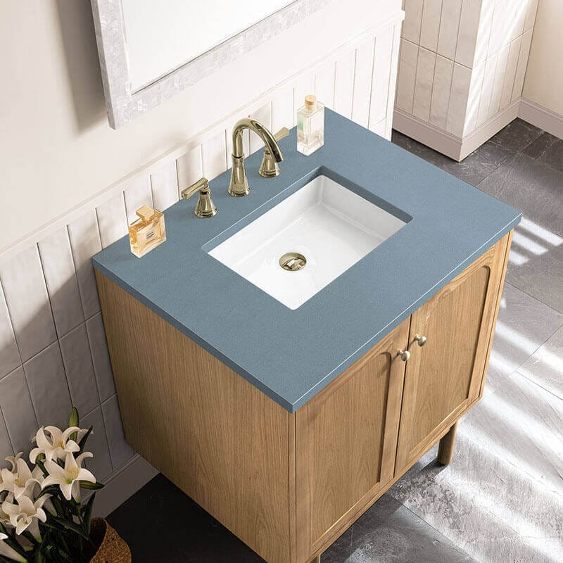 james-martin-laurent-30-inch-single-vanity-light-natural-oak-cala-blue-top