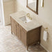 Kinnsden 48" Single Vanity Weathered Oak in Tajnar Eclos Top