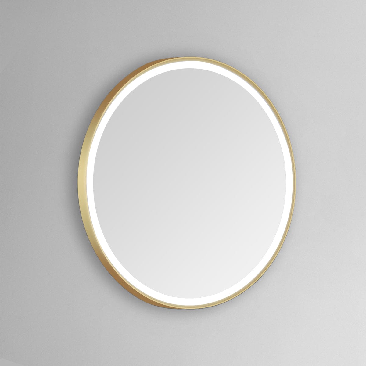 Modern Mirrors Sola Round Lighted Bathroom Vanity Mirror