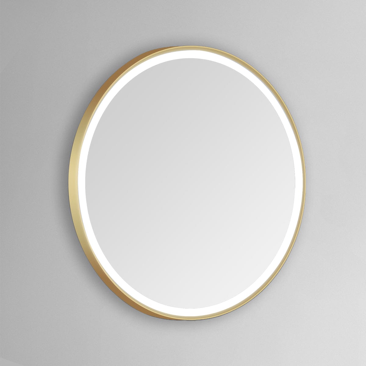 Modern Mirrors Sola Round Lighted Bathroom Vanity Mirror
