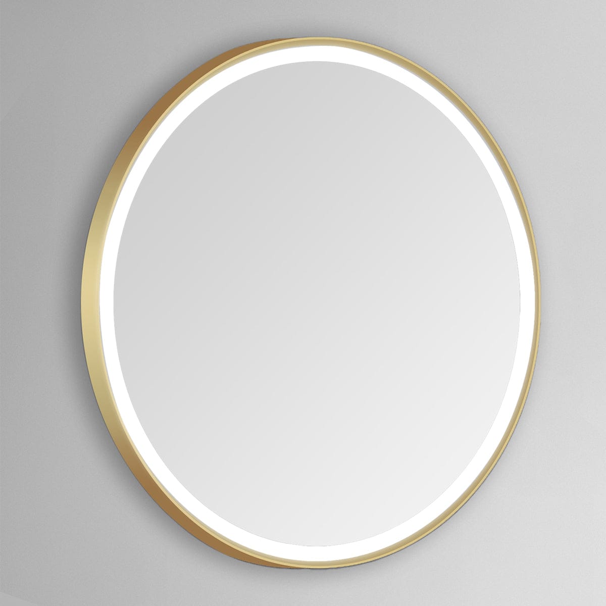 Modern Mirrors Sola Round Lighted Bathroom Vanity Mirror
