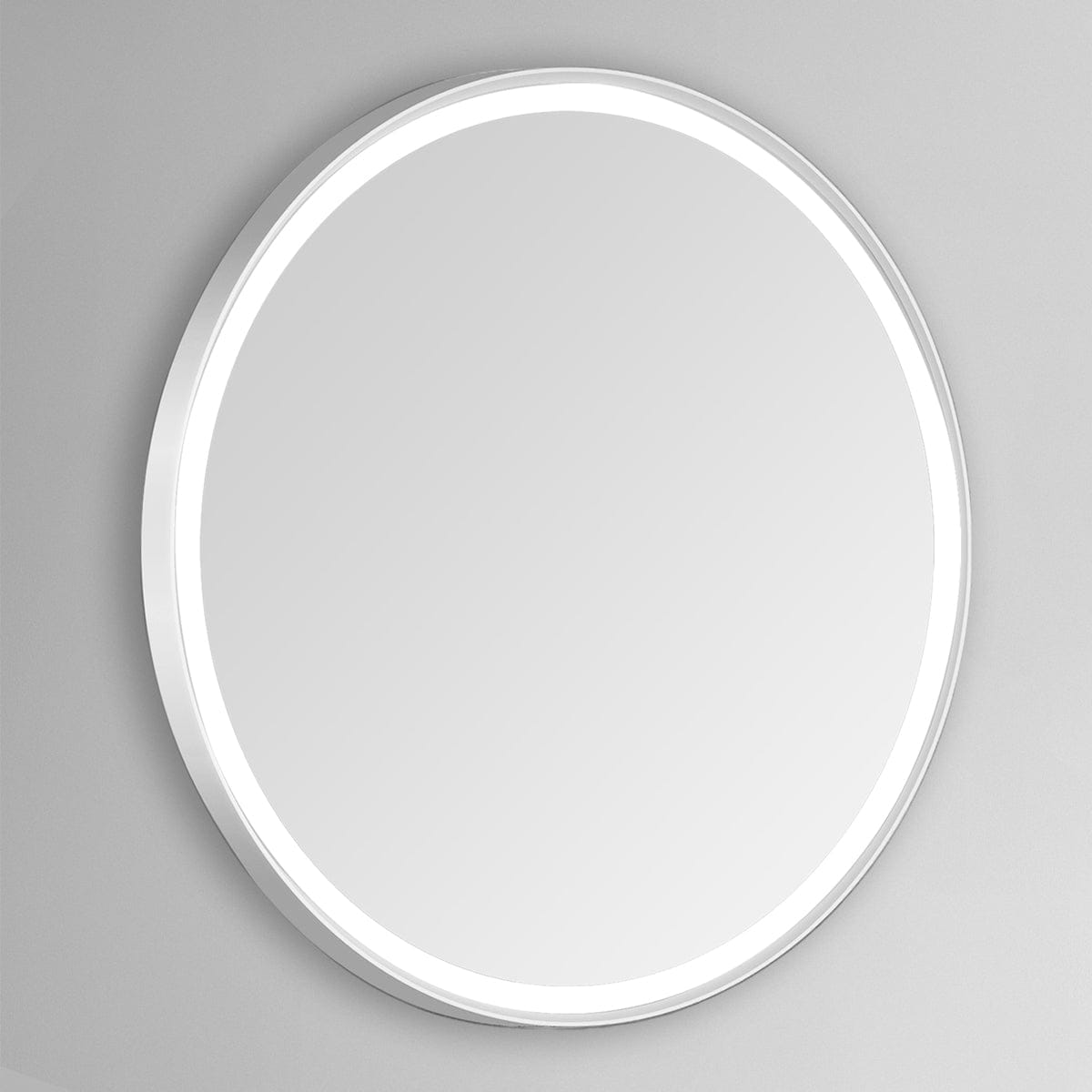 Modern Mirrors Sola Round Lighted Bathroom Vanity Mirror