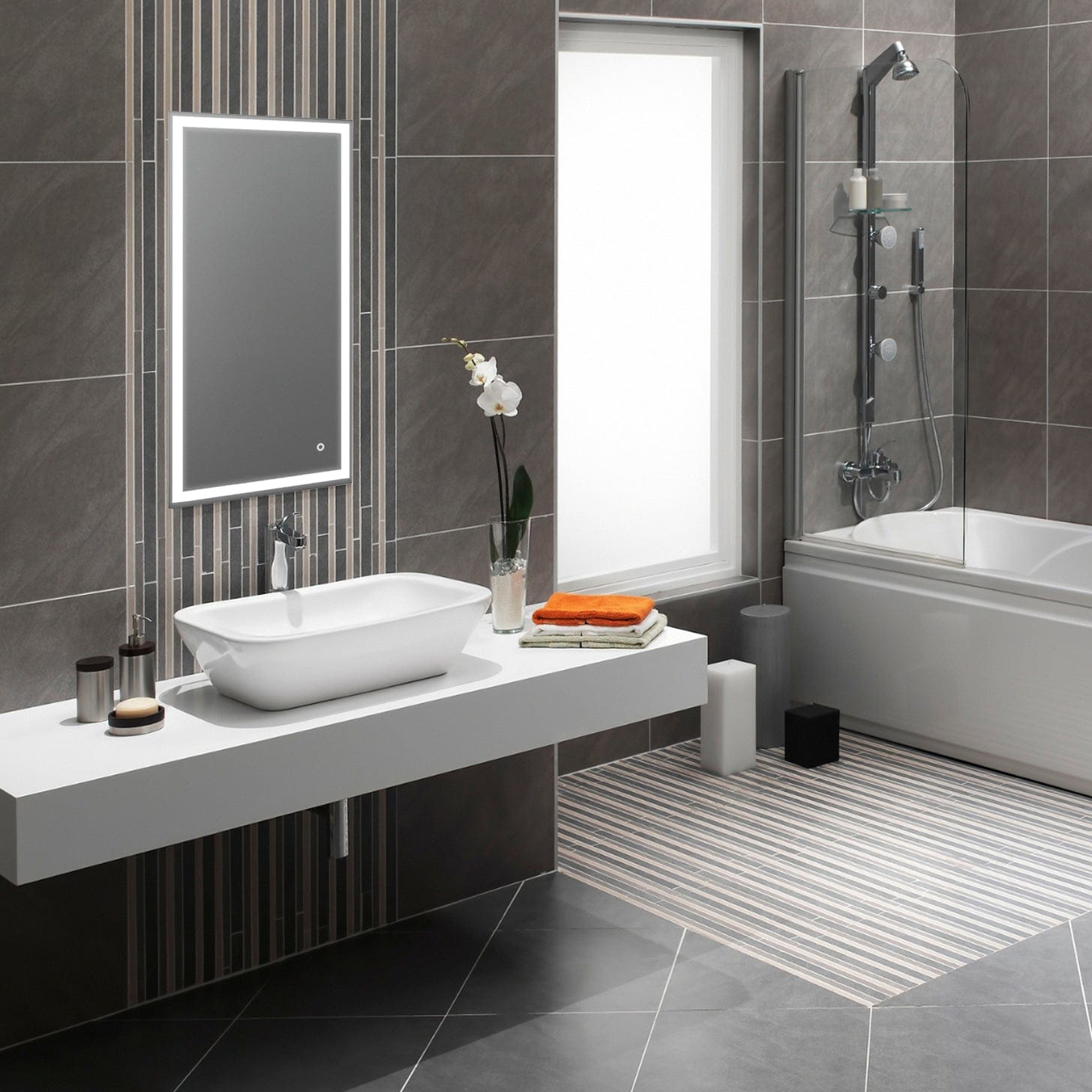 Modern Mirrors Nimbus Illuminated Vanity Mirror