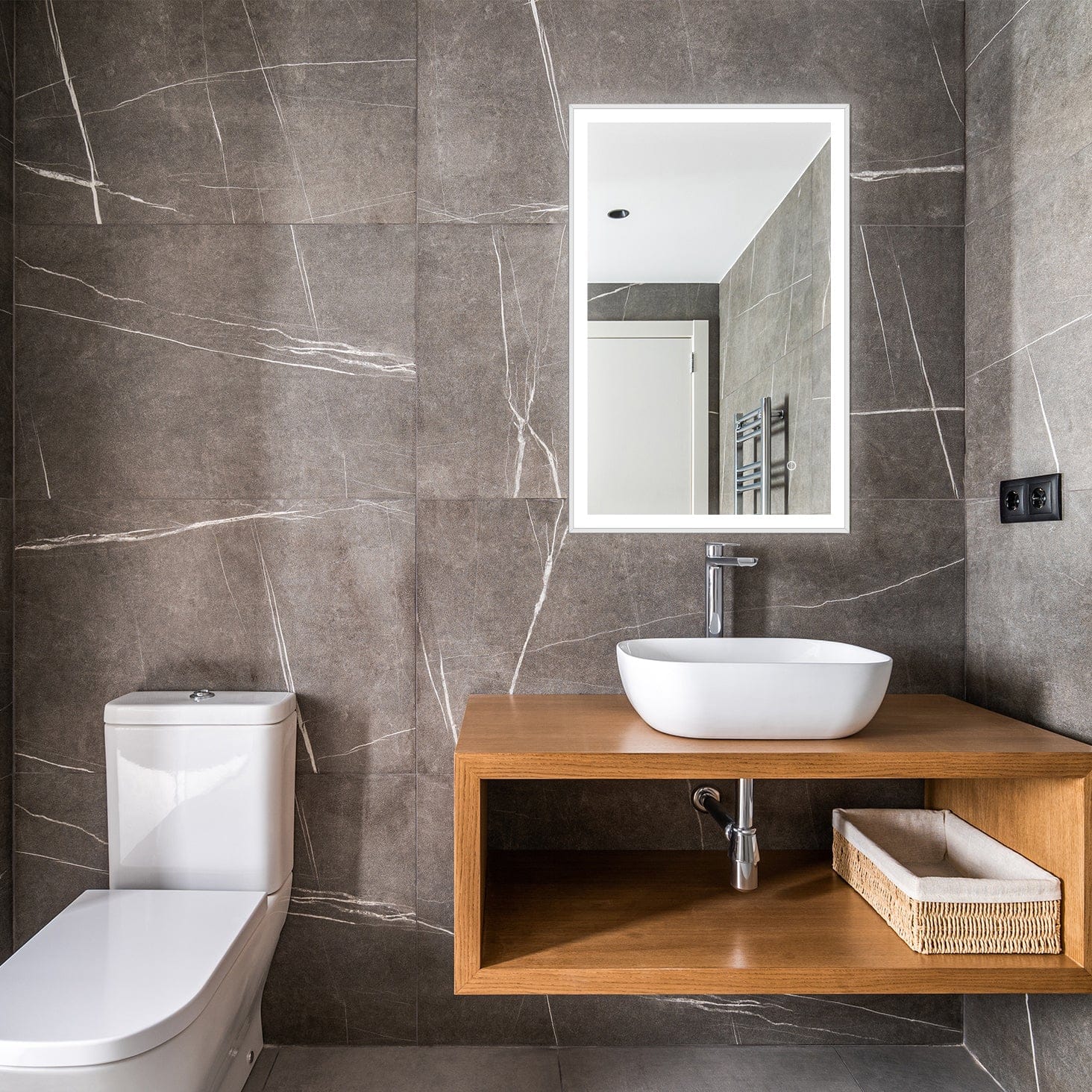 Modern Mirrors Perseus Illuminated Vanity Mirror
