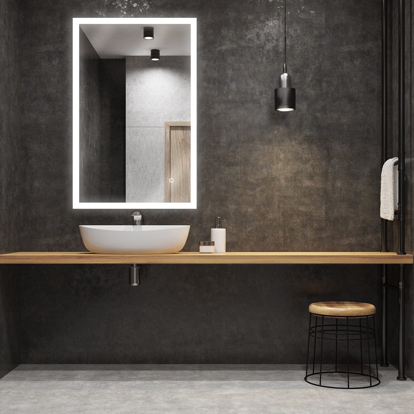 Modern Mirrors Pulsar Illuminated Vanity Mirror
