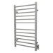 Radiant Large Square 12 Bar Towel Warmer Hardwired Side View