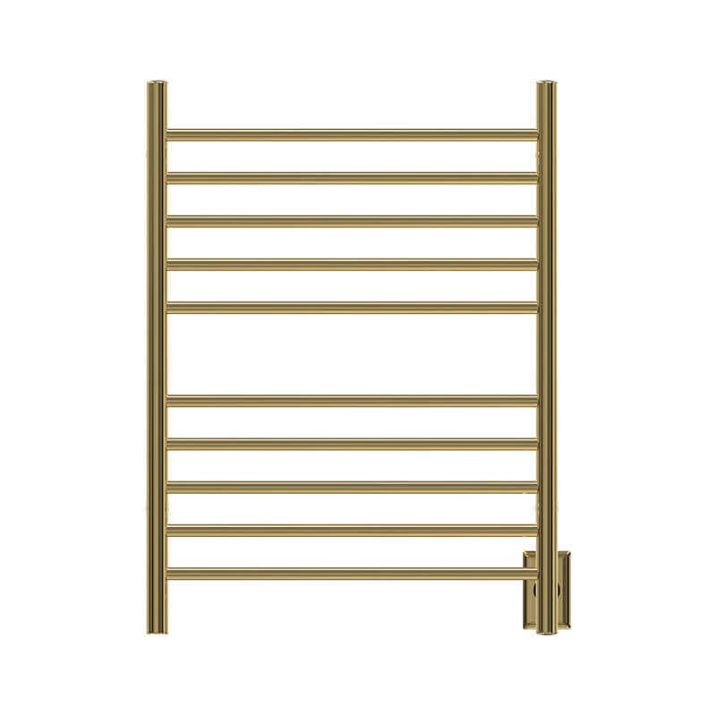 Radiant Straight Polished Gold Hardwired Front View