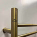 Radiant Straight Towel Warmer Brushed Bronze Logo