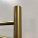Radiant Straight Towel Warmer Brushed Bronze Rails Close Up