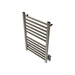 Sirio s2132.2 12 Bar Hardwired Towel Warmer Brushed Bronze Corner View