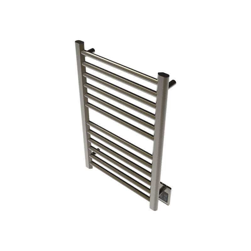 Sirio s2132.2 12 Bar Hardwired Towel Warmer Brushed Bronze Corner View