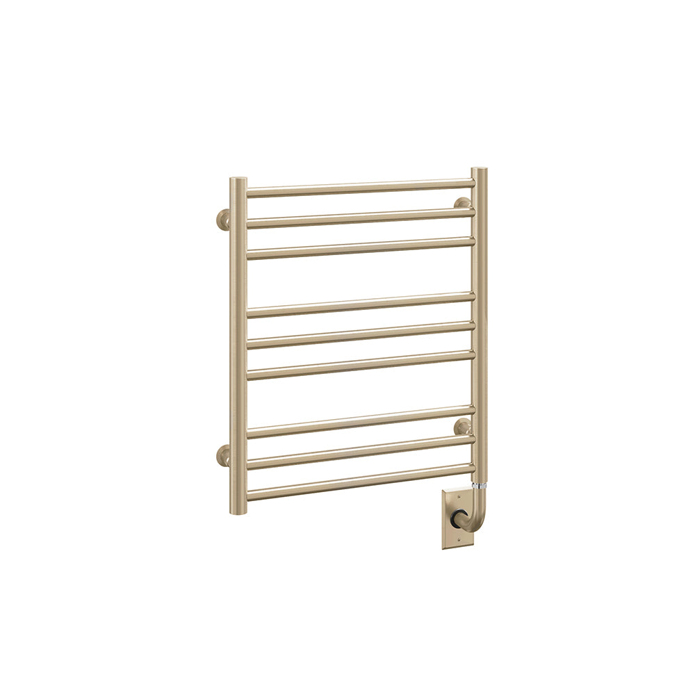 ICO Bath Tuzio Sorano 19.5 x 23 towel warmer in Satin Brass