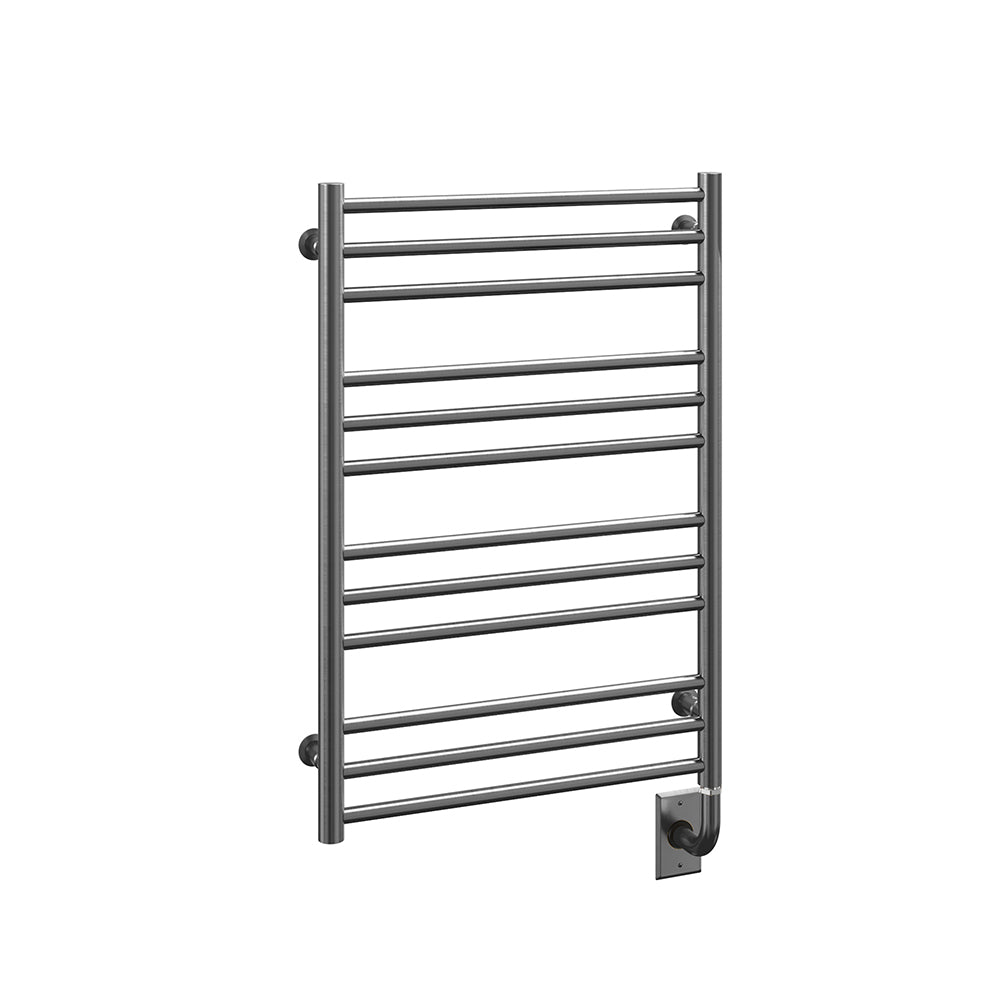 ICO Bath Tuzio Sorano 23.5 x 31 towel warmer in Gunmetal