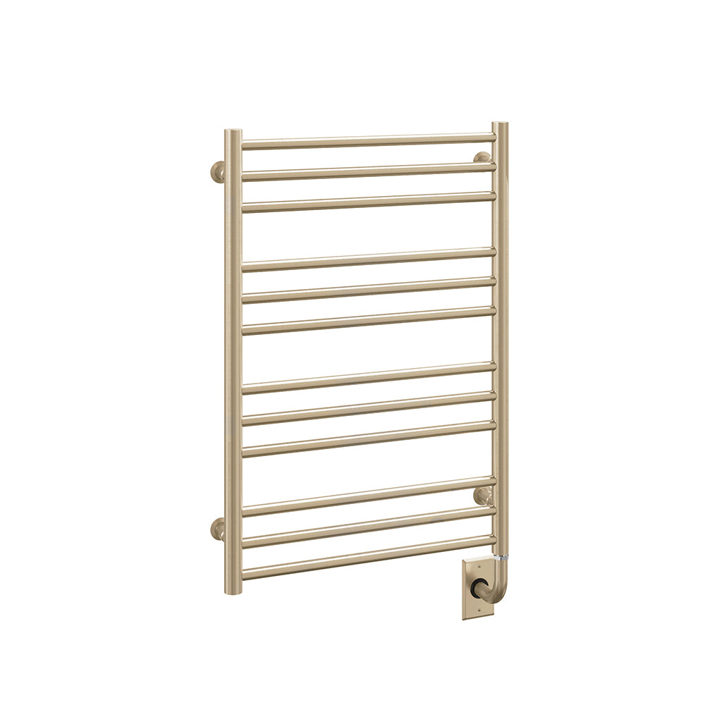 ICO Bath Tuzio Sorano 23.5 x 31 towel warmer in Satin Brass