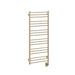ICO Bath Tuzio Sorano 19.5 x 47.5 towel warmer in Satin Brass