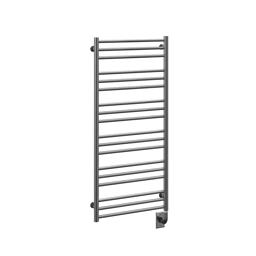 ICO Bath Tuzio Sorano 23.5 x 47.5 towel warmer in Gunmetal