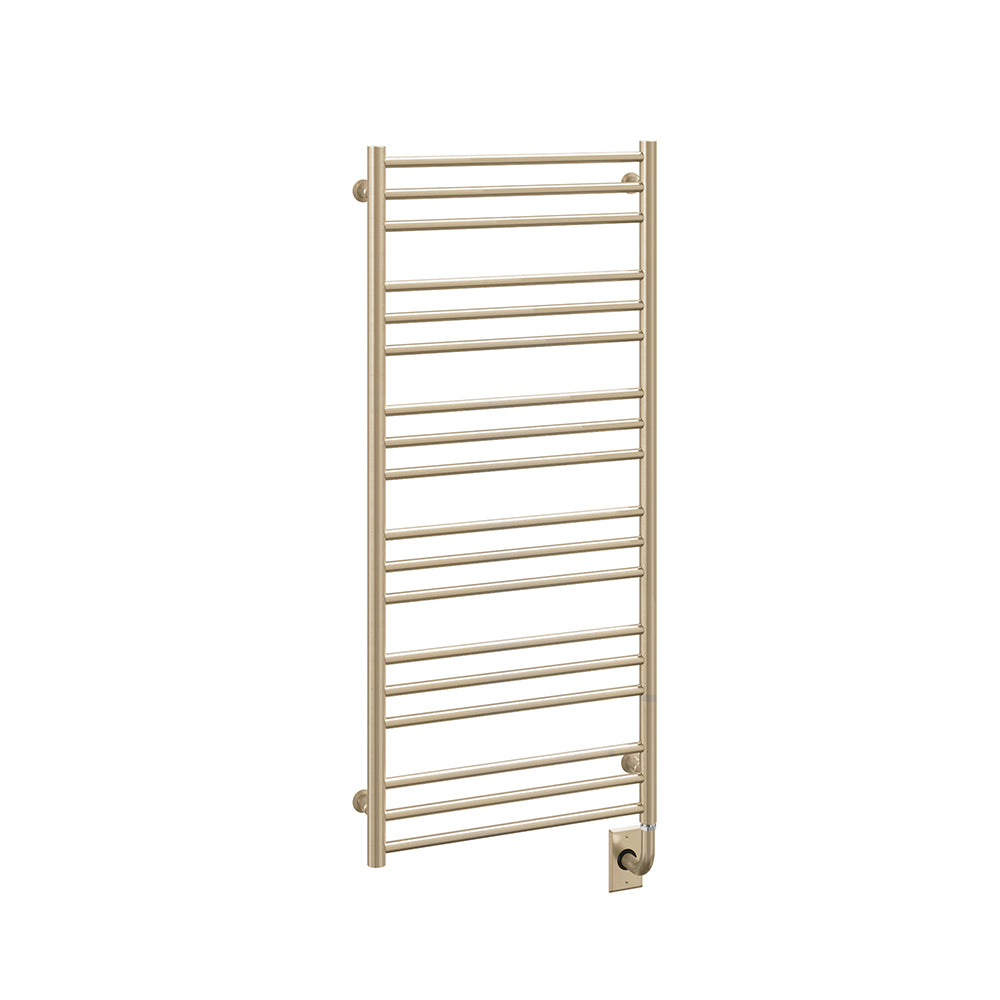 ICO Bath Tuzio Sorano 23.5 x 47.5 towel warmer in Satin Brass