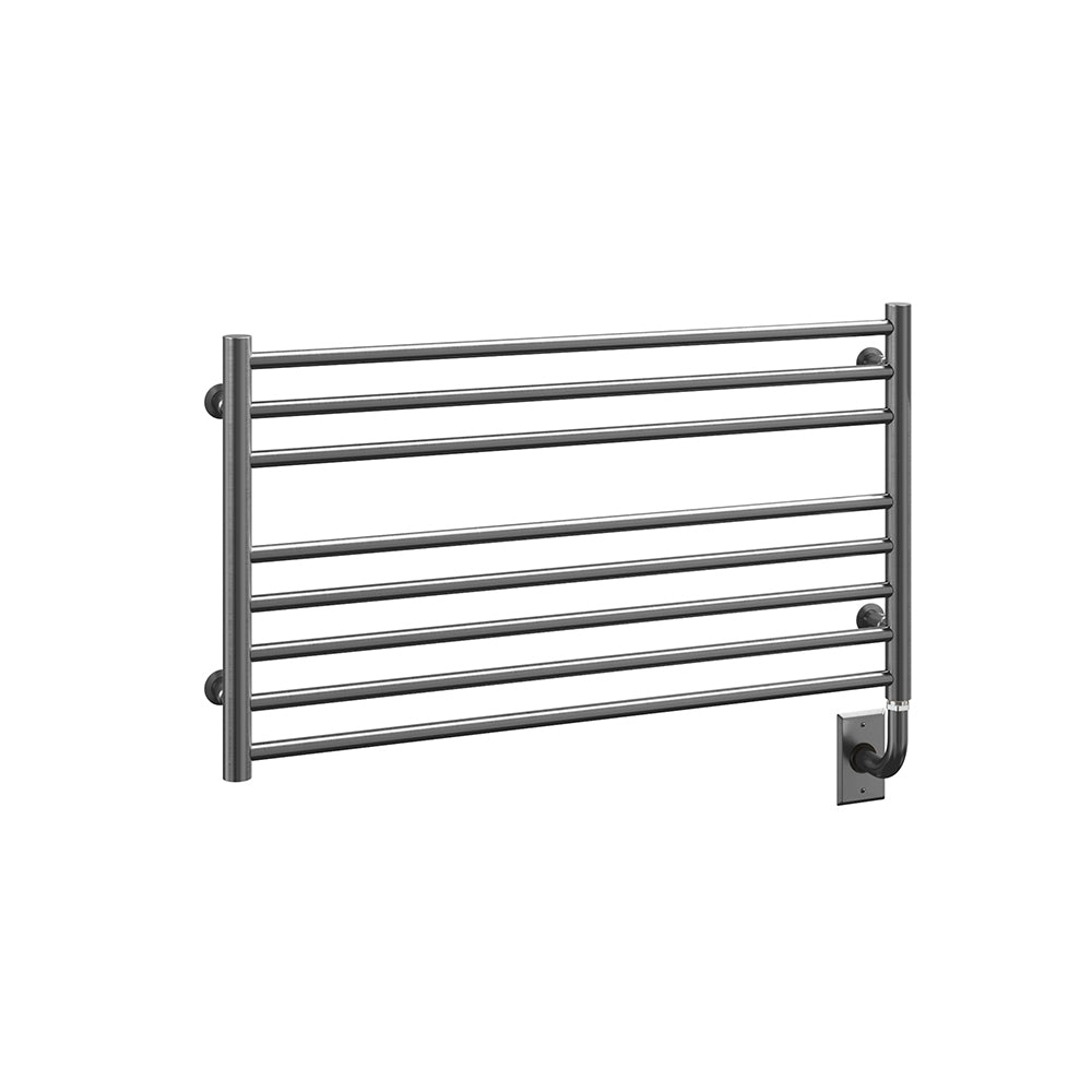 ICO Bath Tuzio Sorano 35.5 x 19 towel warmer in Gunmetal