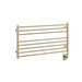 ICO Bath Tuzio Sorano 35.5 x 19 towel warmer in Satin Brass