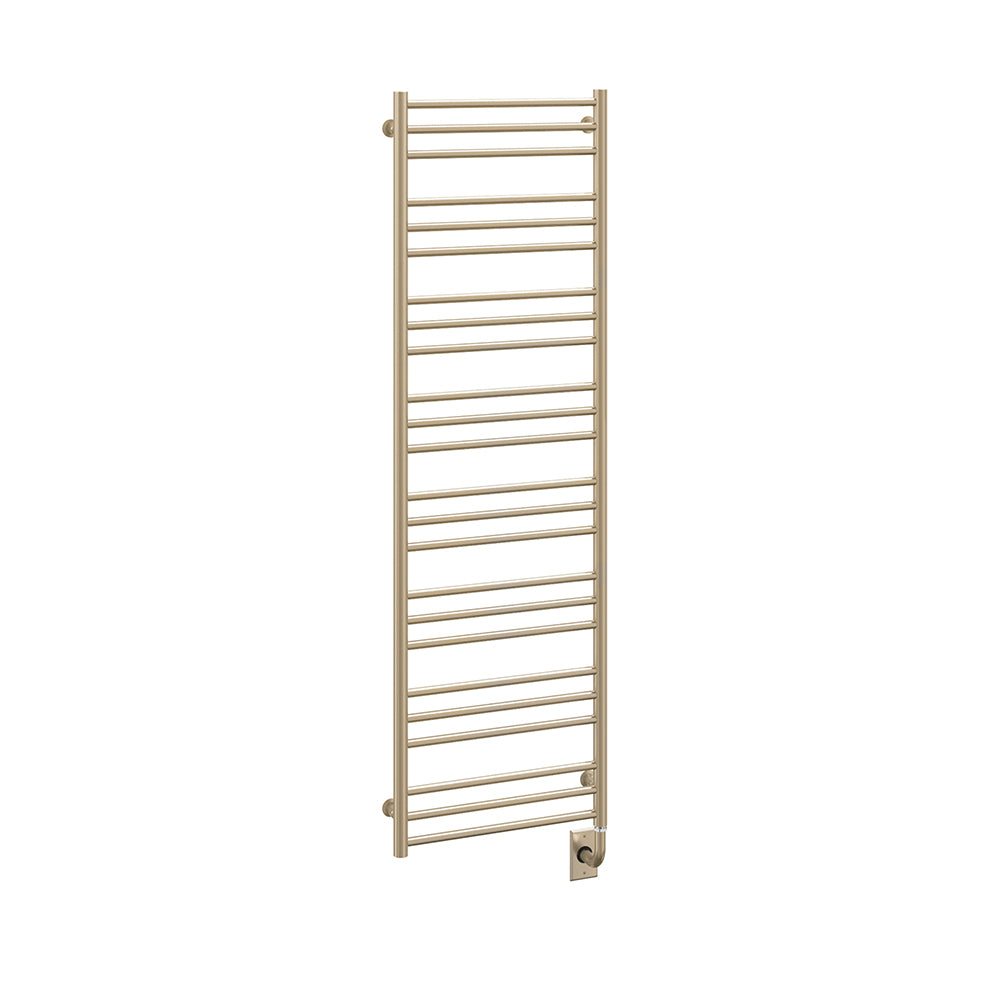ICO Bath Tuzio Sorano 19.5 x 64 towel warmer in Satin Brass