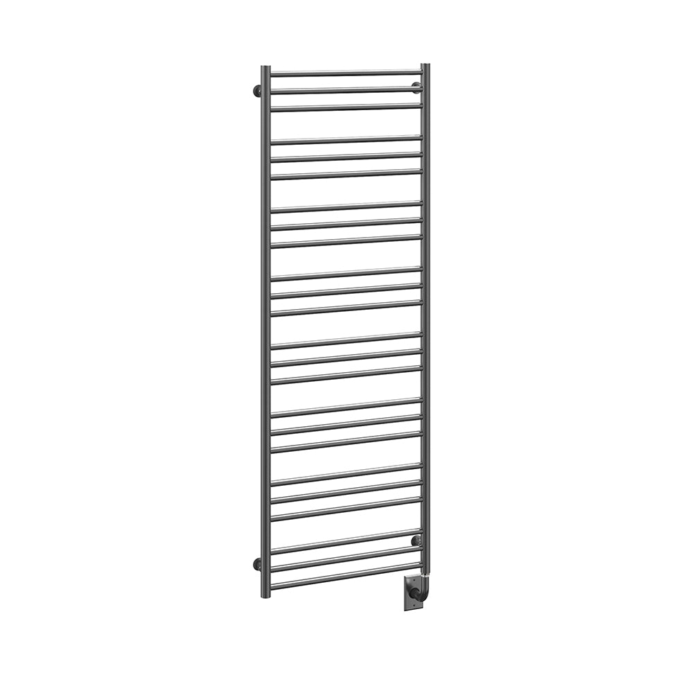 ICO Bath Tuzio Sorano 23.5 x 64 towel warmer in Gunmetal