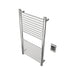 a2036.2 20 Bar Hardwired Towel Warmer Polished Stainless Corner View