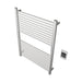 a2836.2 20 Bar Hardwired Towel Warmer Brushed Stainless Corner View