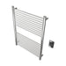 a2836.2 20 Bar Hardwired Towel Warmer Polished Stainless Corner View