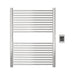 a2836.2 20 Bar Hardwired Towel Warmer Polished Stainless Front View