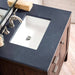 Addison 30" Single Vanity in Mid Century Acacia With Charcoal Soapstone Silestone Top
