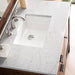Addison 36 Inch Single Vanity in Mid Century Acacia With Eternal Jasmine Pearl Silestone Top