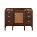 Addison 48" Single Vanity in Mid Century Acacia Front View