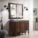 Addison 48" Single Vanity in Mid Century Acacia With Cala Blue Silestone Top