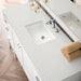 Addison 60" Single Vanity in Glossy White With Lime Delight Silestone Top