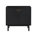 Adele 36 inch Single Sink Bathroom Vanity Black Oak Cabinet Only