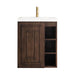 Alicante 24 Inches Single Wall Mount Vanity Mid Century Acacia Full View