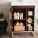 Alicante 24" Single Vanity Mid Century Acacia Interior