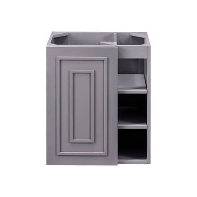 Alicante 24" Single Wall Mount Vanity Gray Smoke Cabinet Only