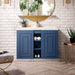 Alicante 39.5 Inches Single Wall Mount Vanity Azure Blue Front View