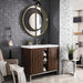 Alicante 39.5" Single Vanity Mid Century Acacia Side View