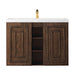 Alicante 39.5" Single Wall Mount Vanity Mid Century Acacia Front View