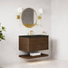Allamari 36 Inch Single Vanity Sable in Phantome Eclos Top Corner View