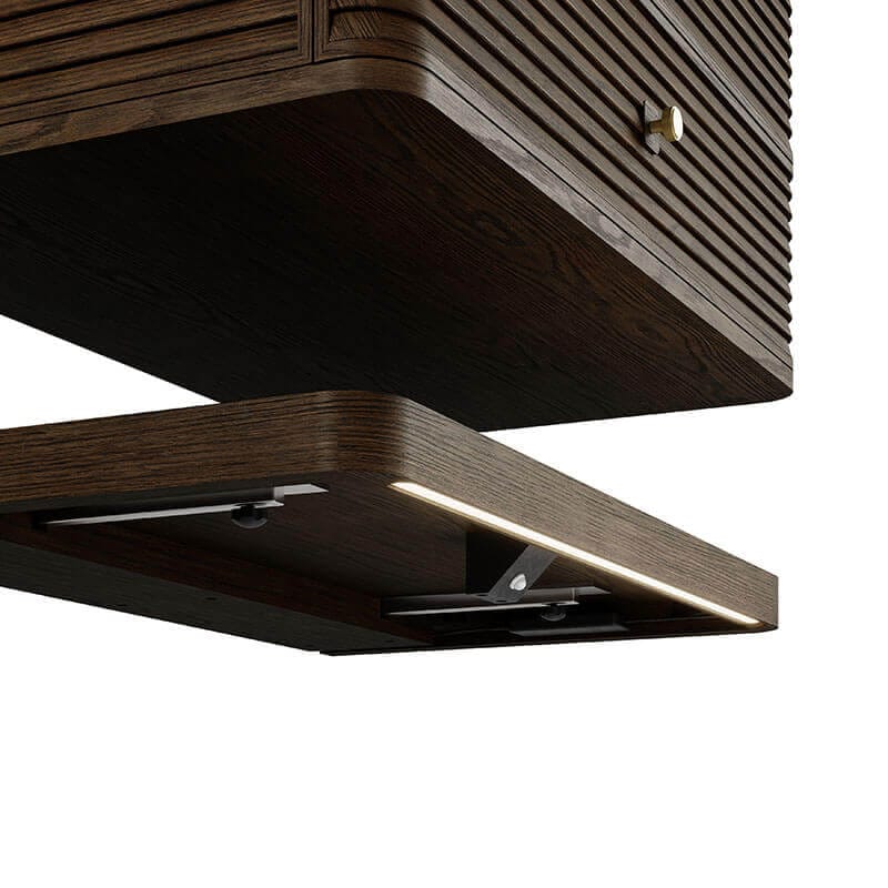 Allamari 36" Single Vanity Sable Cabinet Only Dual-Level Design