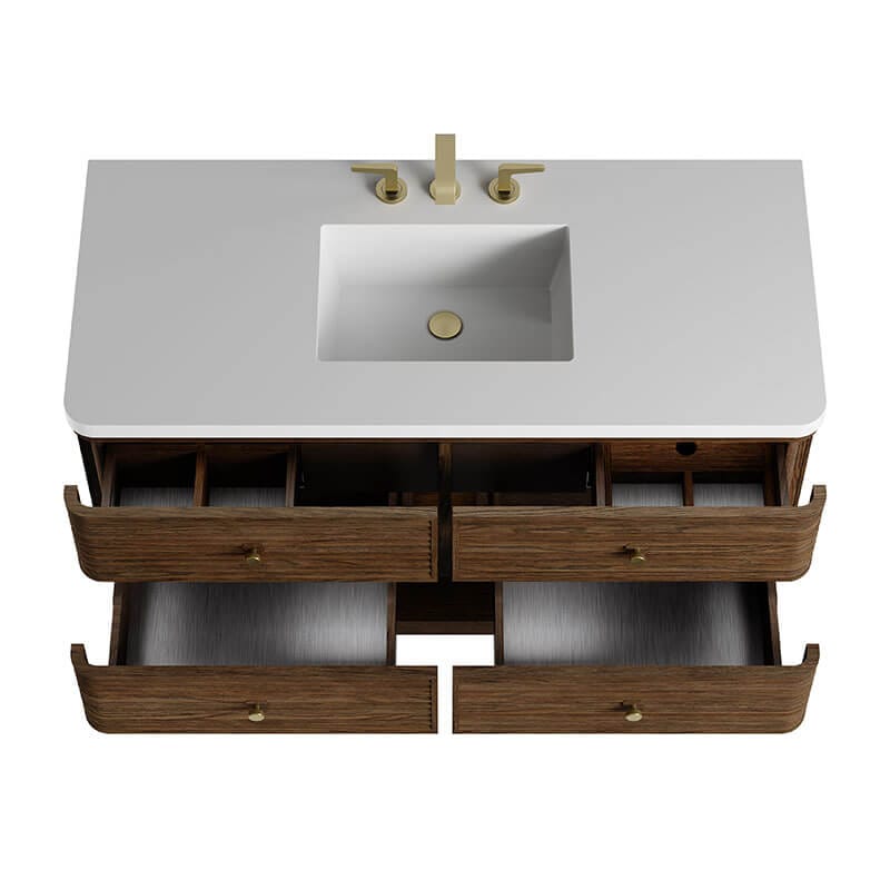 Allamari 48 Single Vanity Sable Top View