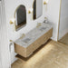 Allamari 72 Double Vanity Dune Mist in Victorian Silver Silestone Top